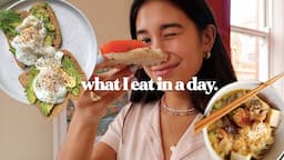 what I eat in a day | kinda healthy 🍜