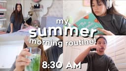 SUMMER MORNING ROUTINE! ☀️🌷 | Productive Vlog