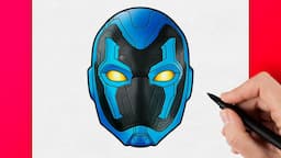 How to Draw Blue Beetle