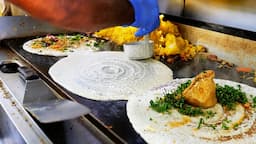 Indian Street Food - The BEST DOSA in New York City! Dosa Man NYC