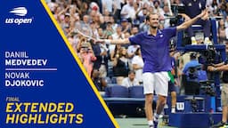 Daniil Medvedev vs Novak Djokovic Extended Highlights | 2021 US Open Final