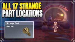 All 17 Strange Part Locations | World Quests & Puzzles |【Genshin Impact】