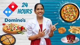 I Only Ate DOMINOS For 24 HOURS Challenge | Food Challenge | Lidiya Francis