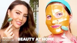 How To Do An Acne Facial With JadeyWadey180 | Beauty At Home