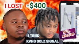 Breaking: I Traded XAUUSD WITH Kvng Solz Forex | ⚠️Account Almost Burnt⚠️