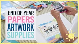 ORGANIZE | What to do with Kids' Artwork & Papers! #endofschoolyear