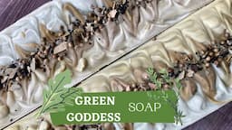 Making GREEN GODDESS Soap Cold Process With Aloe | Luna Fae Creations