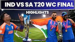 🔴 IND VS SA Highlights | T20 World Cup Final 2024 | India vs South Africa T20 WC Final Highlights