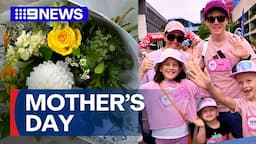 Aussies across the country celebrate Mother's Day | 9 News Australia