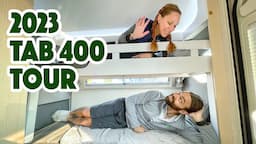 TAB 400 Teardrop Trailer Tour: 2023 Updates and Bunk Beds!