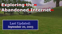 Exploring the Abandoned Internet [Vol. 1]