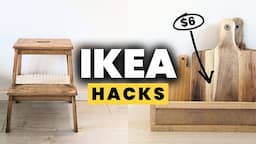 3 DIY IKEA Hacks | Easy + Budget IKEA Flips