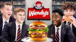 British Highschoolers try Wendy's for the first time!