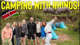 SHOCKED by their FIRST TIME IN KENYA! | Wild Camping in Ol Pejeta