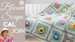 How to Join your BloomScape Cal Flower Granny Squares