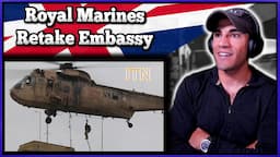 Royal Marines Retake Kuwait Embassy - Marine reacts