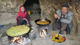 Love in Old age| Old lovers Living in a Risky and Dangerous Cave | Village life in Afghanistan