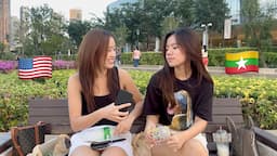 two foreigners living in Bangkok Thailand