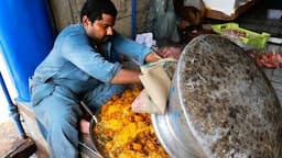 Pakistani Street Food - The BEST CHICKEN BIRYANI! Karachi Pakistan