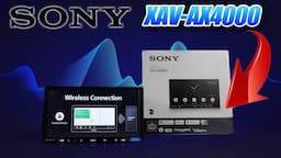 Sony XAV-AX4000 Car Stereo Headunit with Wireless Apple Carplay and Andriod Auto