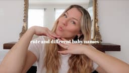 Baby names i like but won't be using