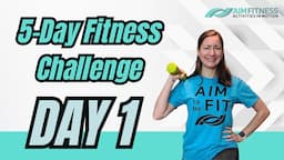 { DAY 1 } 5-Day Fitness Challenge | For Golfers & Gardeners | Leg Strength | Adults 50+ & Osteo