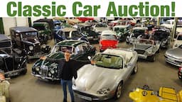 Attending A Classic Car Auction - Bidding, Buying, Car Viewing! WB & Sons Sale Behind The Scenes