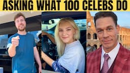 I Asked 100 Celebrities What They Do For A Living! *Daniel Mac Compilation