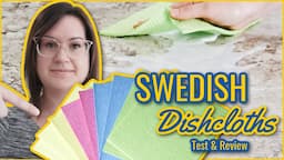 ECO-FRIENDLY CLEANING CLOTH | SWEDISH DISHCLOTH TEST & REVIEW | 100% NATURAL MATERIAL & ZERO WASTE