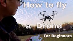 How to Fly a Quadcopter Drone (Lesson 1 (For Beginners)