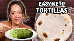 Make These 1 Carb Tortillas With Only 3 Ingredients!