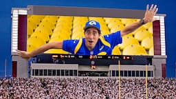 Hijacking the Football Jumbotron  | Best Zach King Tricks - Compilation #38