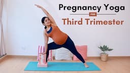 Pregnancy Yoga for Third Trimester | 20 mins Prenatal Yoga for Lower Body Strength | Birth Prep