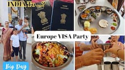 Finally Our Europe VISA Party~Summer Busy Morning Routine~Weight Lose Breakfast Recipe