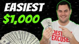 Easiest Way To Make $1,000 Per Month From Home (START NOW)