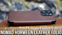 Nomad iPhone 15 Pro Max Horween Leather Folio