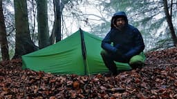 WILD CAMPING IN FOG AND HAILSTONES | WALKING IN KENT: UPPER HALLING AND THE NORTH DOWNS