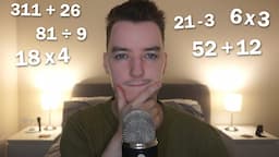 [ASMR] Whispering Simple Maths Questions