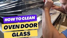 How to Clean Oven Door INSIDE GLASS - Whirlpool Oven Edition