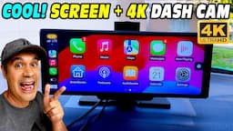 Revealing the Truth! 10in Screen Wireless CarPlay • 4K Dash Cam SPRLEAF