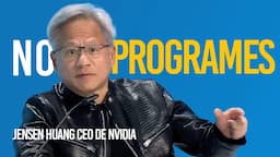 NO aprendas a Programar, mejor... ¡Jensen Huang, CEO de NVIDIA, revela!