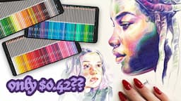 I HAVE to share these pencils with you! ✦ inexpensive colored pencil review + demo