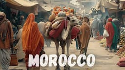 Morocco Marrakech Famous Markets and Bahia Palace |  4K HDR 60FPS Walking Tour