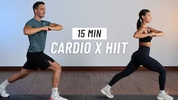 15 MIN CARDIO HIIT Workout - Full Body, No Equipment