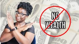 These are the habits that STOP you from buuilding WEALTH!