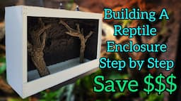 How To Build A Reptile Enclosure PVC or Wood DIY Cage #reptiles #enclosure