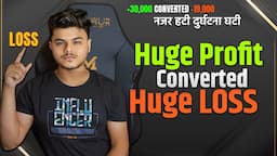 Intraday Live Trading Big Profit Converted in Huge LOSS || Banknifty Option || 7th JUNE 2024