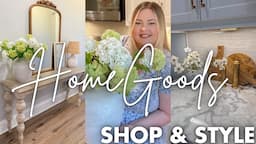 HOMEGOODS SHOP, HAUL, & DECORATE | STYLING MY NEW HOMEGOODS DECOR FINDS