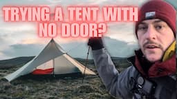 🥶 A TENT with NO DOOR! FREEZING SOLO CAMP on the English and Scottish border 🧊| MLD Cricket |