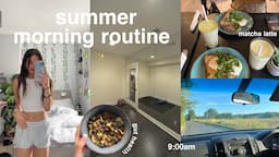 9AM productive summer morning routine 2022 |AD